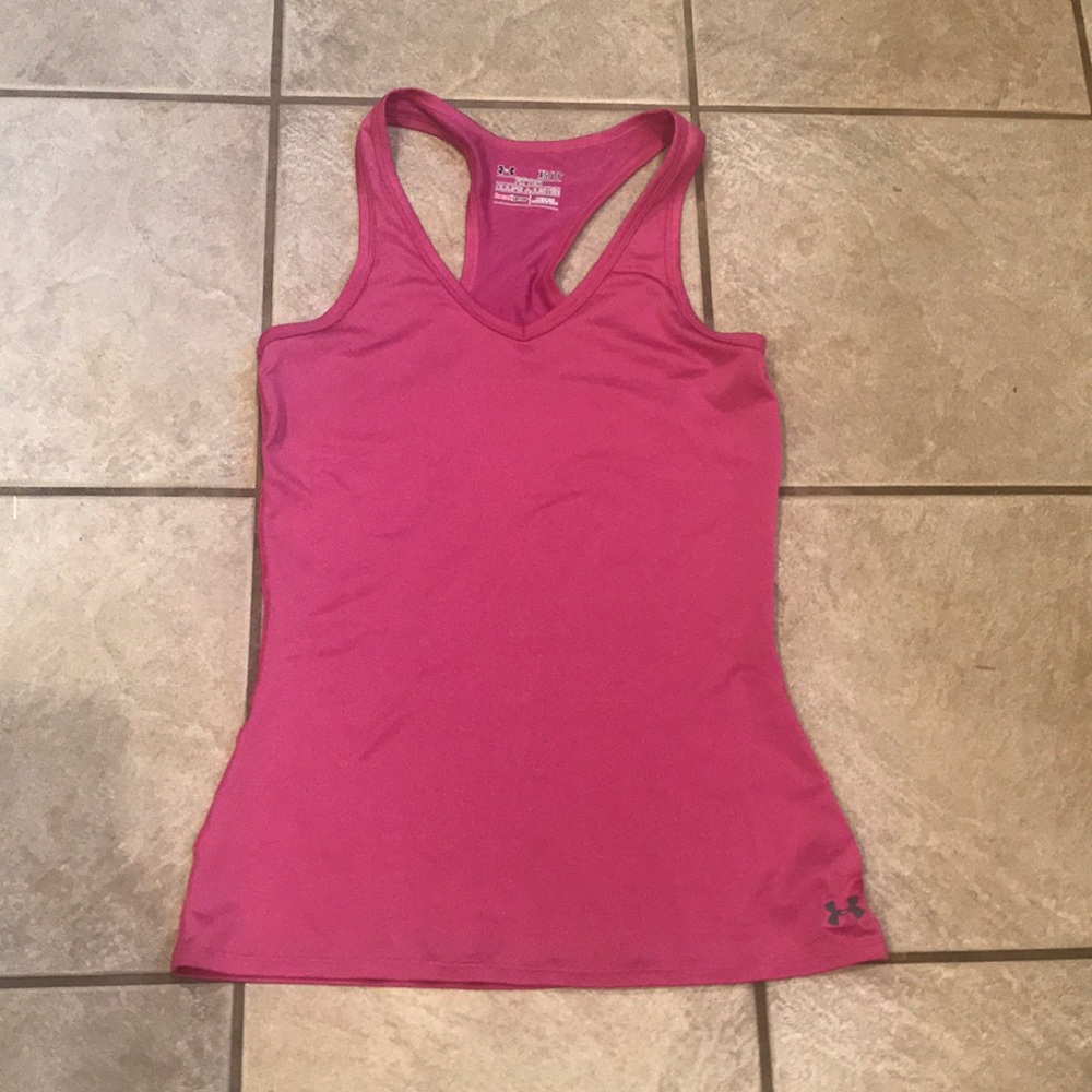 Hot pink under armor athletic top
